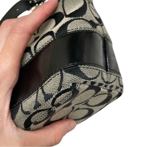 Coach 41642 RARE Y2K legacy collation black signature mini bag - Picture 11 of 13